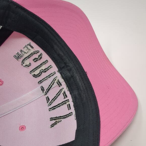 Team Grizzly Motorsports Snapback Trucker Hat Pink One Size Mesh Back Richardson - Picture 8 of 10